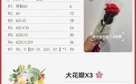 3分钟看完详细完整的33支玫瑰花束教程。细节干货满满 花艺教程