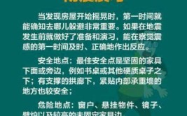 6.2级地震！每人都要学的避震自救知识→(地震自救要学台网避震)