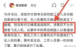 被韩国游客飞无人机撞坏：网友希望严格处罚(无人机游客文峰塔处罚网友)