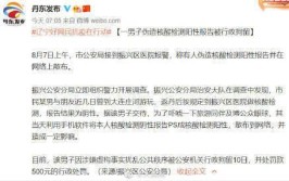 江苏一男子篡改朋友核酸检测结果成“阳性”被拘(核酸王某阳性新华社光明网)