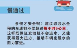 车主们一定要知道！汛期行车如涉水遇险 如何自救逃生？(汛期车辆积水逃生行车)