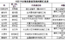 生态环境部通报强化督查京津冀及周边地区工作进展 四天发现涉气环境问题420 个(发现气筒开发区督查组环境问题)