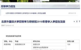 异地可以报考北京外国语大学在职研究生吗？