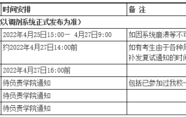 考研调剂时间和复试时间