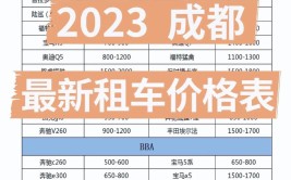 成都出租车车型及报价分析,舒适与经济的双重选择