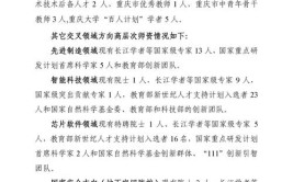 重庆大学2022年高校专项计划招生简章