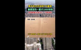 10万元买鹤壁8套房？当事人回应(房子都是万元套房山城)