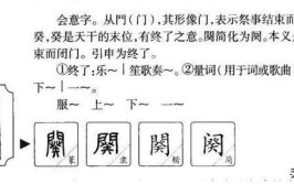 阕和阙区别是什么