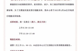 今日内补检！否则或会承担法律责任(采样社区卫生地址服务站时间)