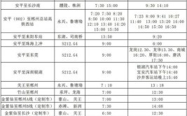 最新！郴州市城区汽车枢纽站各线路班次(仿宋末班车上午下午首班车)