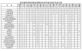 哈尔滨科学技术职业学院有哪些专业？