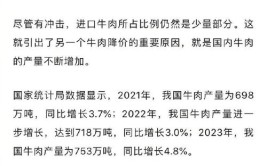 牛肉价格正出现大跳水(牛肉价格全国猪肉一斤)