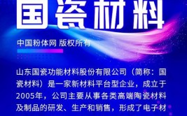 下至医疗民生，业务领域多面开花——国瓷材料回顾(材料蜂窝陶瓷领域公司)