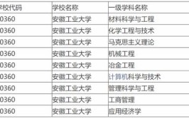 2024年安徽工业大学学科评估结果排名