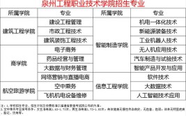 2024泉州工程职业技术学院学费多少钱一年