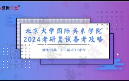 盛世清北2024北大建筑风景园林考研历年分数线及复试备考攻略