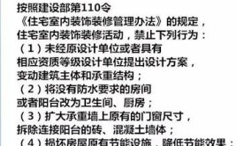 还有哪些装修行为不可为？危险装修有哪些法律责任？(装修装饰装修住宅法条承重)