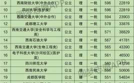 成都一本大学有哪些学校？