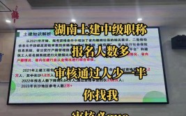 即将开网2024年湖南土建中级职称考试9月报名