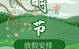 放假三天，所有的员工都回家了(清明节员工我是放假是在)