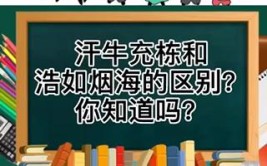 浩如烟海和汗牛充栋的区别