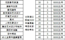 江西艺术职业学院学费多少钱一年