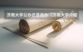 济南大学是民办大学还是公办大学