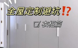 当初脑子被门夹了，居然中了8条(衣柜定制中了含泪要点)