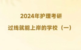 2024年护理考研最容易的医学院校