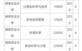 2024湖南农业大学中外合作办学学费多少钱一年