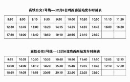 黑龙江省鸡西市公交线路一览表(腾飞火车站小区医院红星)