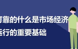 稳定可靠的什么是市场经济有效运行的重要基础？