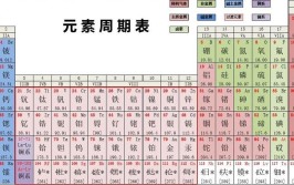 元素周期表有几个周期几个族