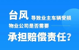 物业未及时通知挪车，要担责吗？法院判了！(暴雨不可抗力车辆物管物业公司)