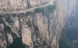 挑战天桃线悬崖绝壁小土路(太行土路走遍景区穿越)