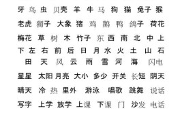 幼儿园大班孩子的识字量大概多少