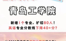 青岛工学院2023年普通高等教育招生章程