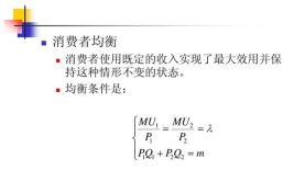 消费者均衡的条件是什么