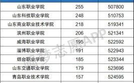 山东公立职高有哪些学校