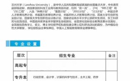 兰州大学成人本科报名要求