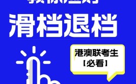 填报志愿什么叫退档滑档