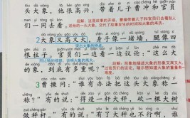 一课一练：二年级上册课文4《曹冲称象》参考答案(秤杆课文参考答案上册短文)