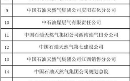 中国石油集团先进集体名单(分公司销售车间作业区采油)