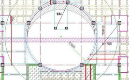 圆形、弧形建筑如何定位放线？分享一个快速准确放线的方法(放线圆形圆心定位坐标)