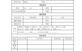 2024年度民航广东省招收高中毕业生飞行学员报名表