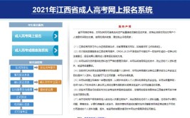 江西省成人高考报名系统是哪个？