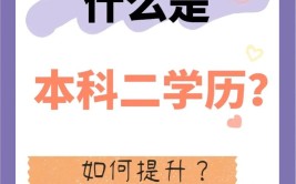 本科二学历是什么意思