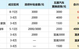 详细解读中配车型补贴政策,补贴金额一览，助力汽车产业升级