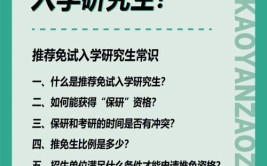 研究生推荐免试是怎么回事