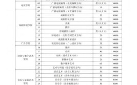 中国传媒大学2023年在上海各专业招生人数